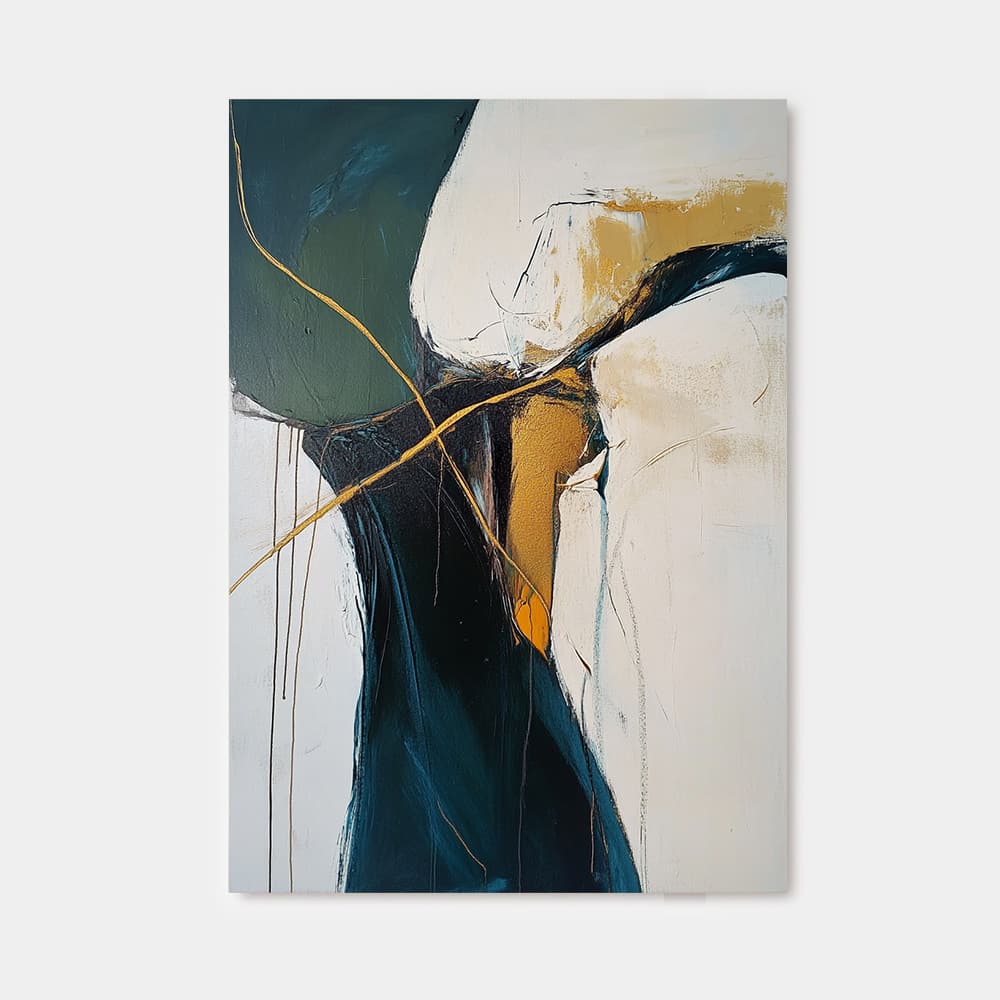 ABSTRACT ART "GOLDEN VEINS"