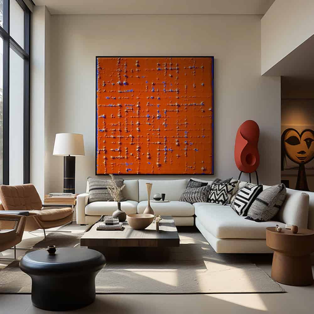 RICH TEXTURED ART "FADING SIGNAL"