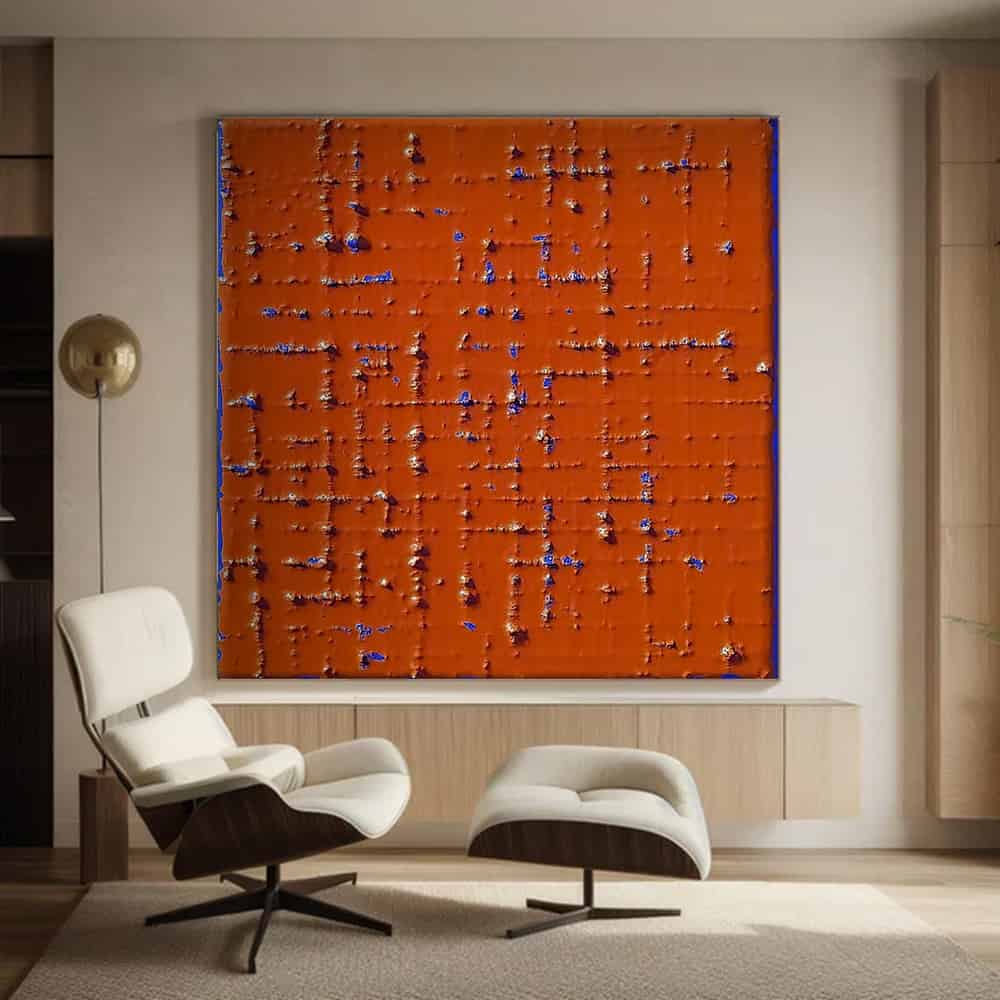 RICH TEXTURED ART "FADING SIGNAL"