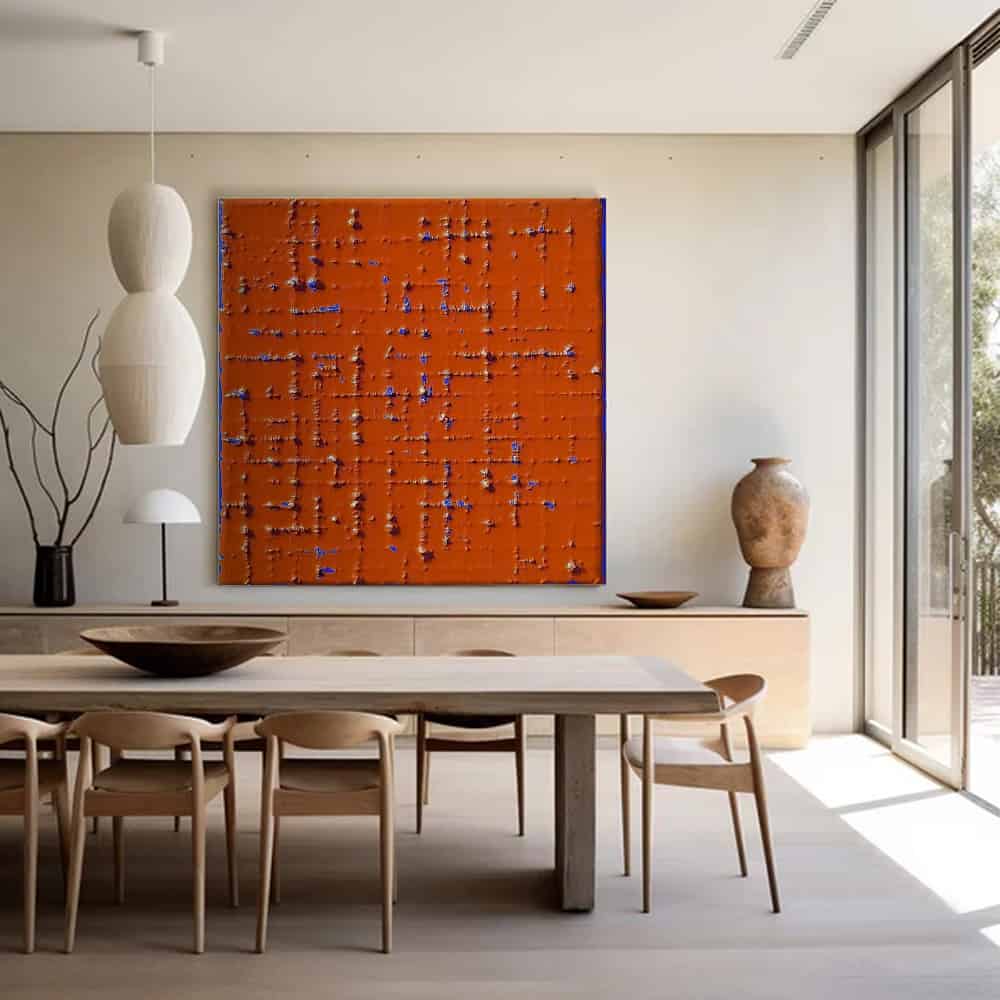 RICH TEXTURED ART "FADING SIGNAL"