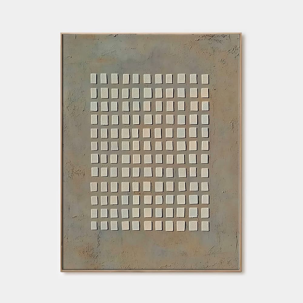 WABI SABI WALL ART "URBAN GRID"