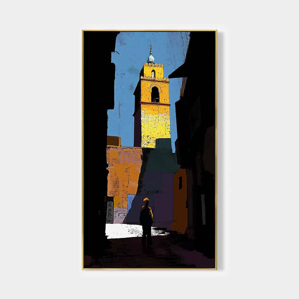 ARCHITECTURE ART "OLD TOWN CALLING"