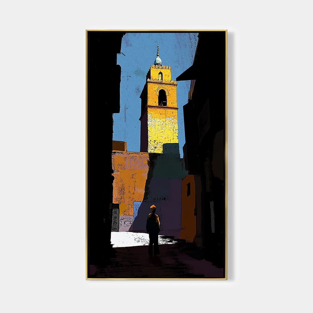 ARCHITECTURE ART "OLD TOWN CALLING"