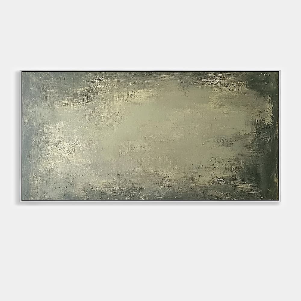 GREEN ABSTRACT ART "SERENE ABYSS"