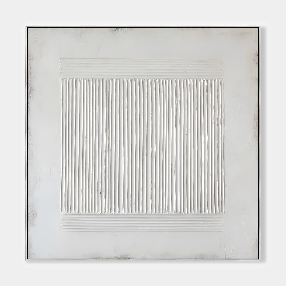 WABI SABI WALL ART "WHITE RHYTHM"