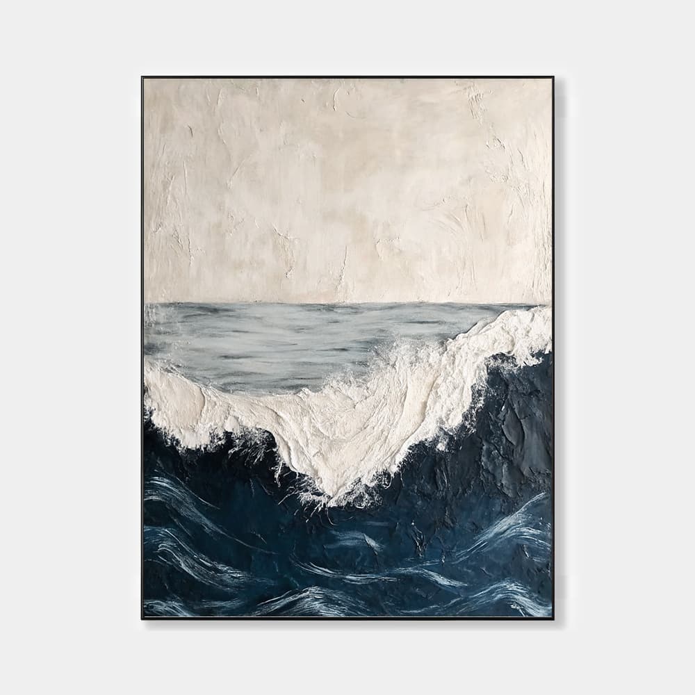 SEA & BEACH ART "ROUGH WATERS"