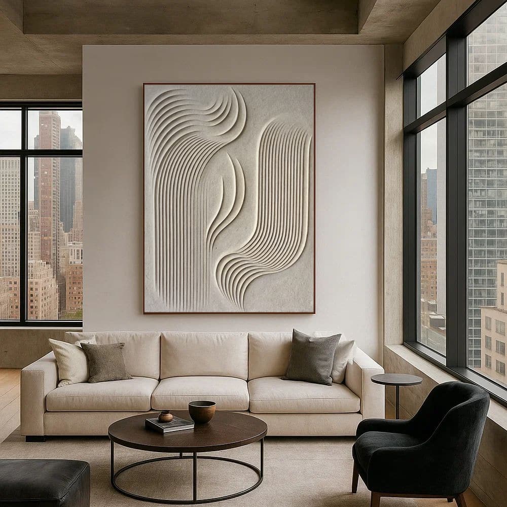 WABI SABI WALL ART "GENTLE CURRENTS"