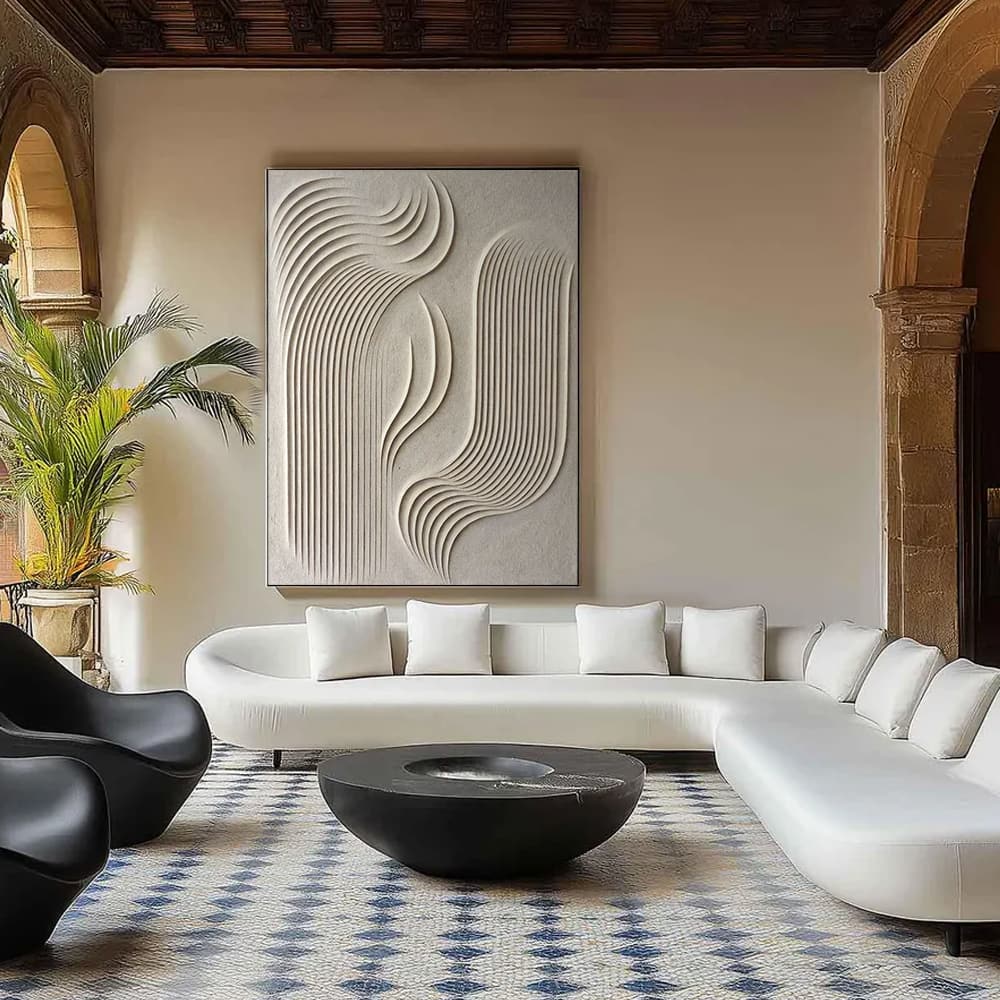 WABI SABI WALL ART "GENTLE CURRENTS"