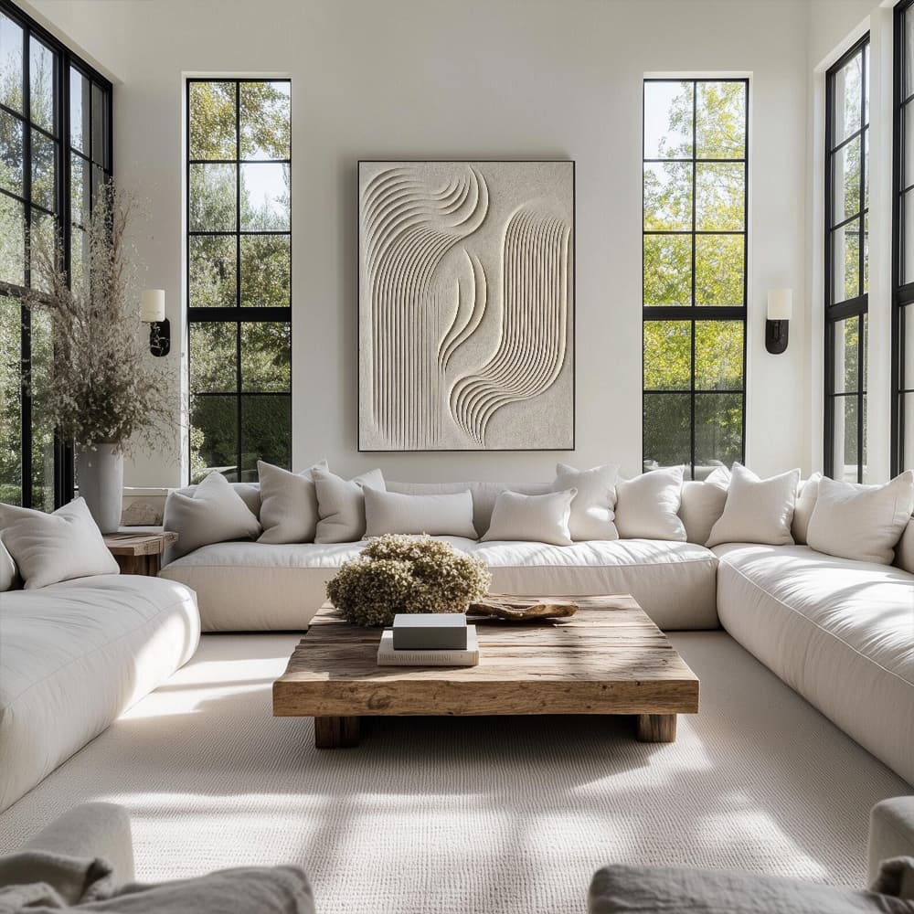 WABI SABI WALL ART "GENTLE CURRENTS"