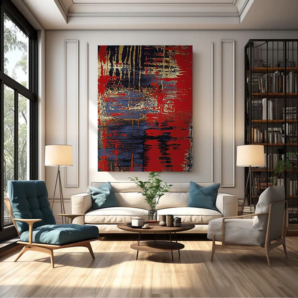 ABSTRACT EXPRESSIONISM: "ROYAL FLUSH"