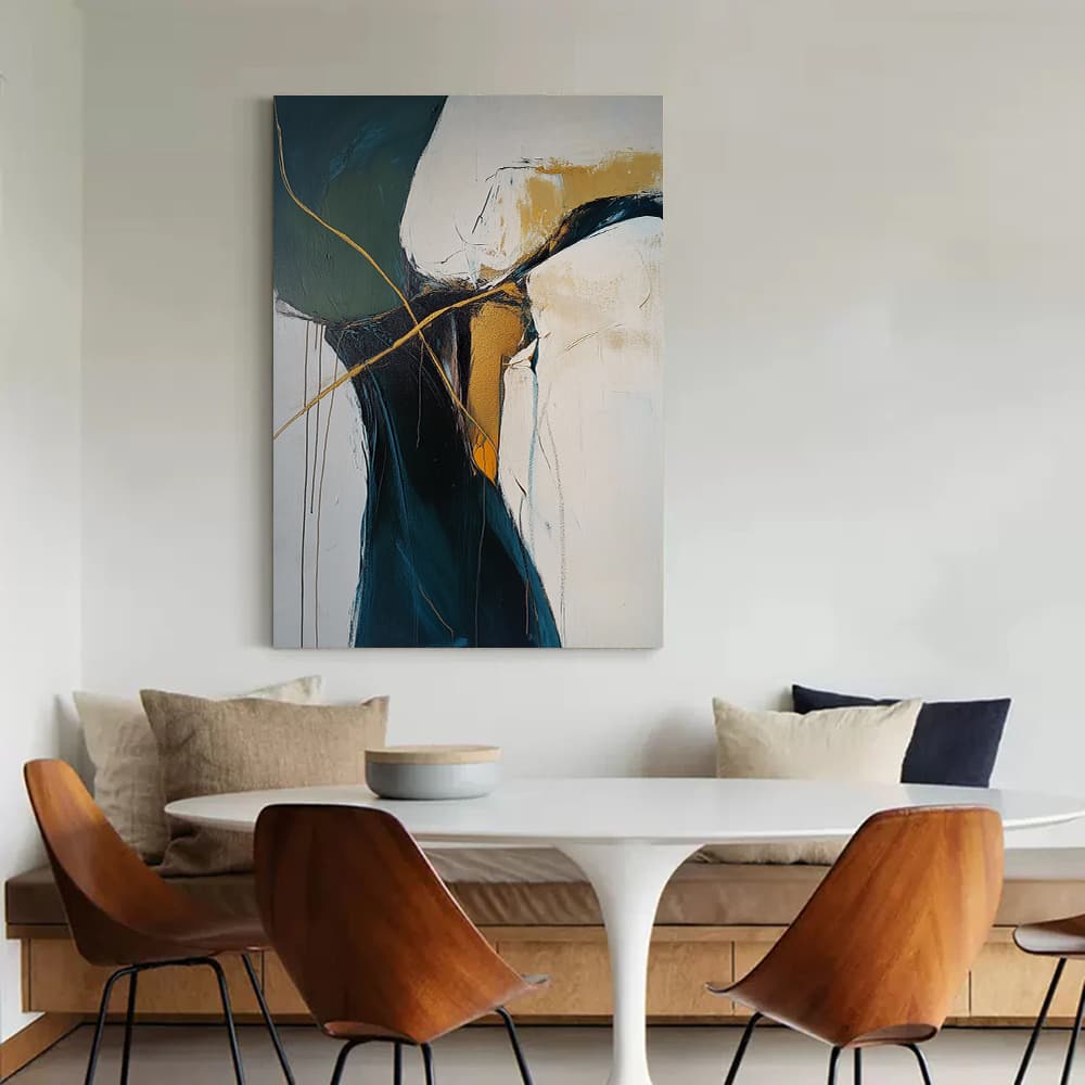 ABSTRACT ART "GOLDEN VEINS"