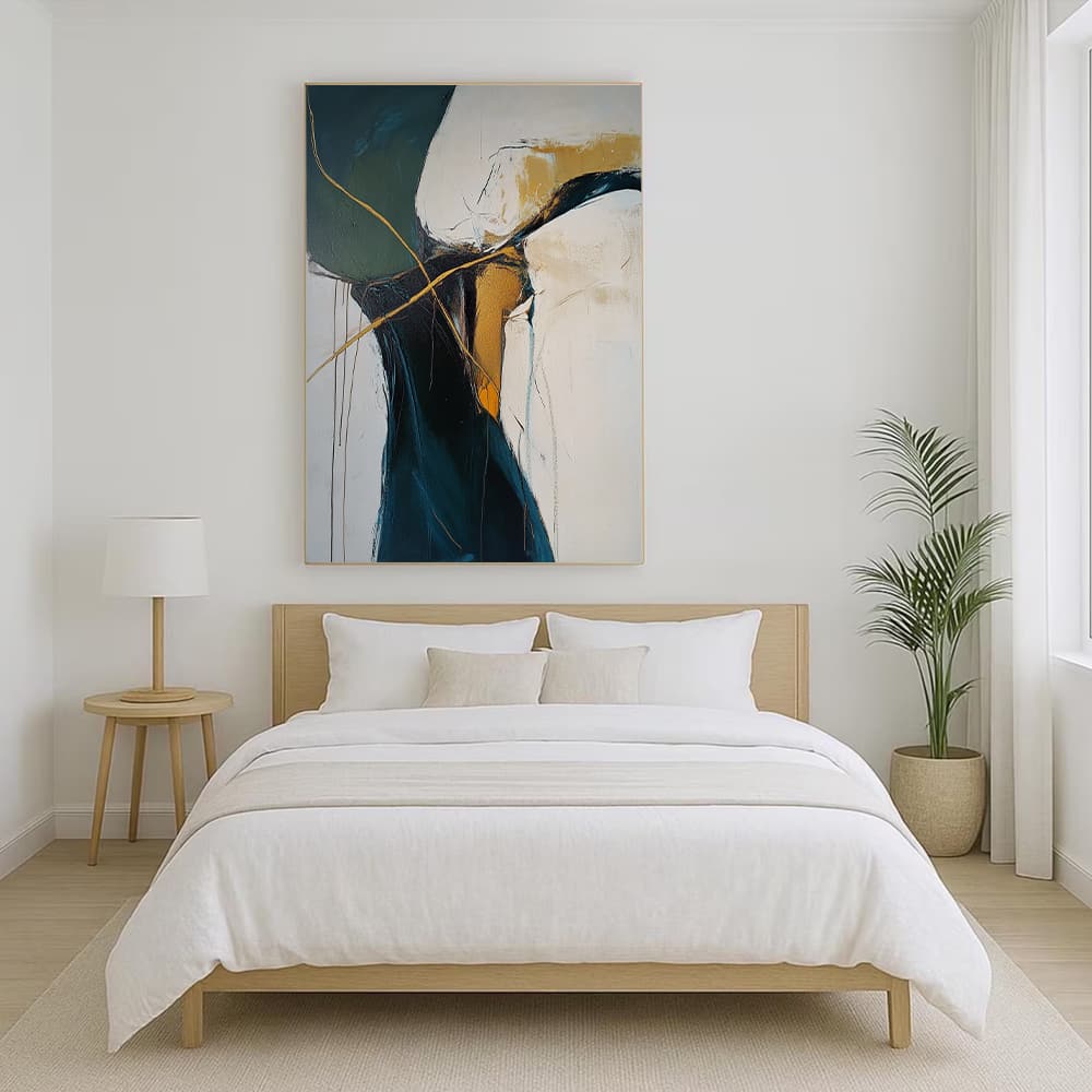 ABSTRACT ART "GOLDEN VEINS"