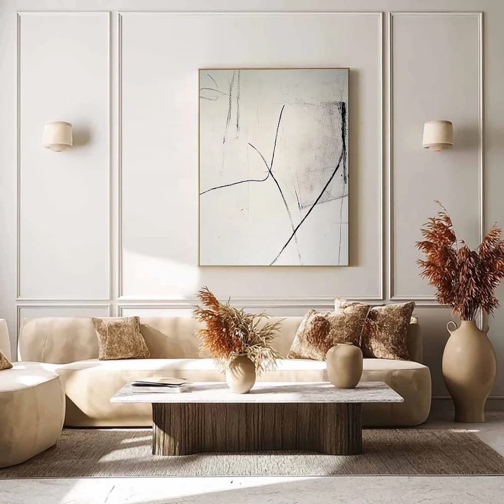 GEOMETRIC ART "UNWINDING LINES"