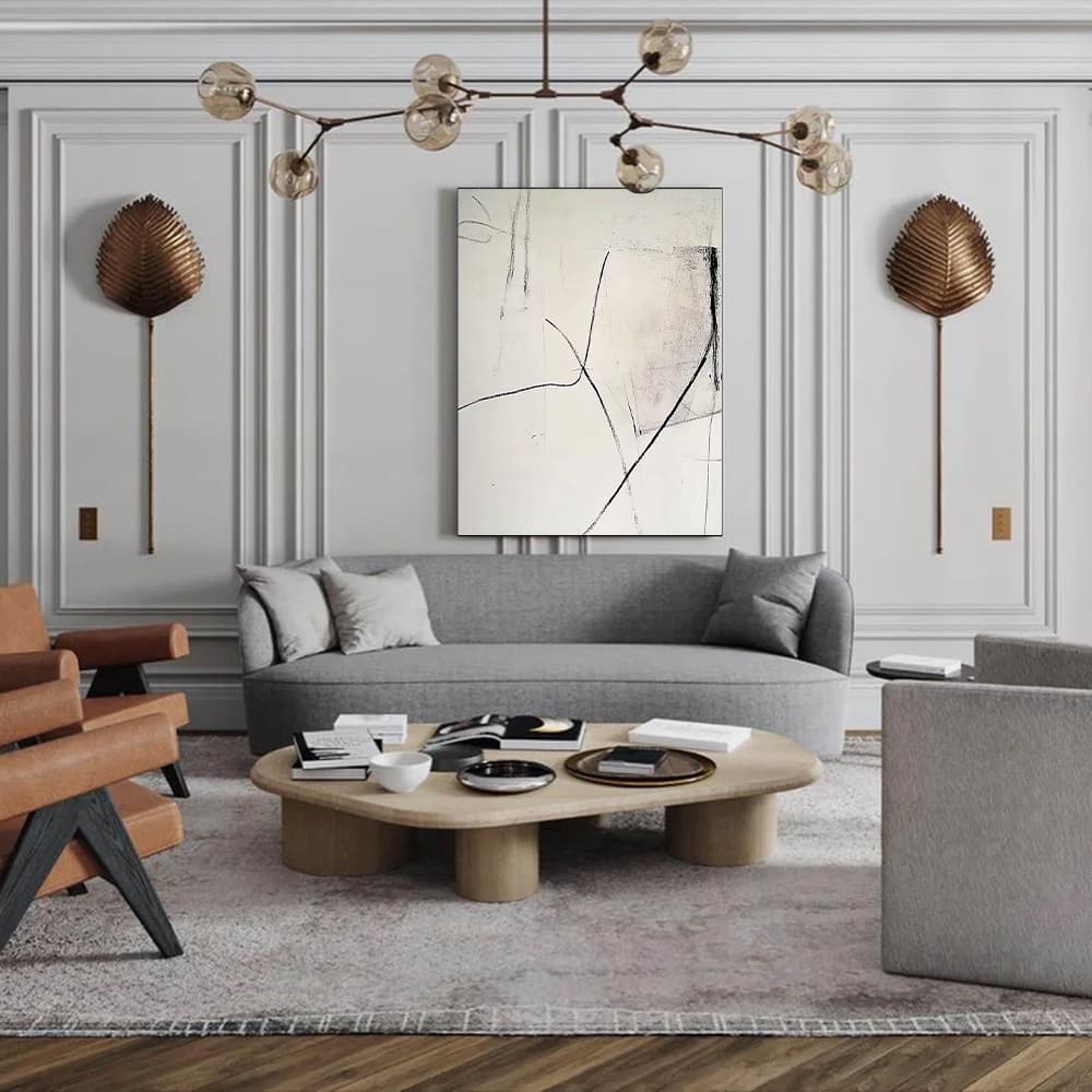 GEOMETRIC ART "UNWINDING LINES"