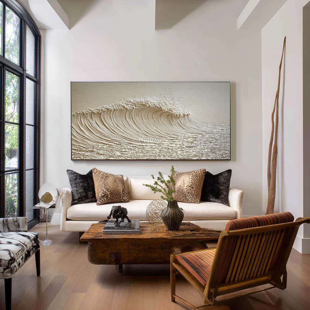 SEA & BEACH ART "IVORY CREST"