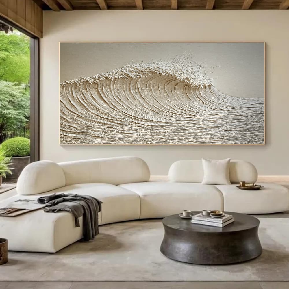 SEA & BEACH ART "IVORY CREST"