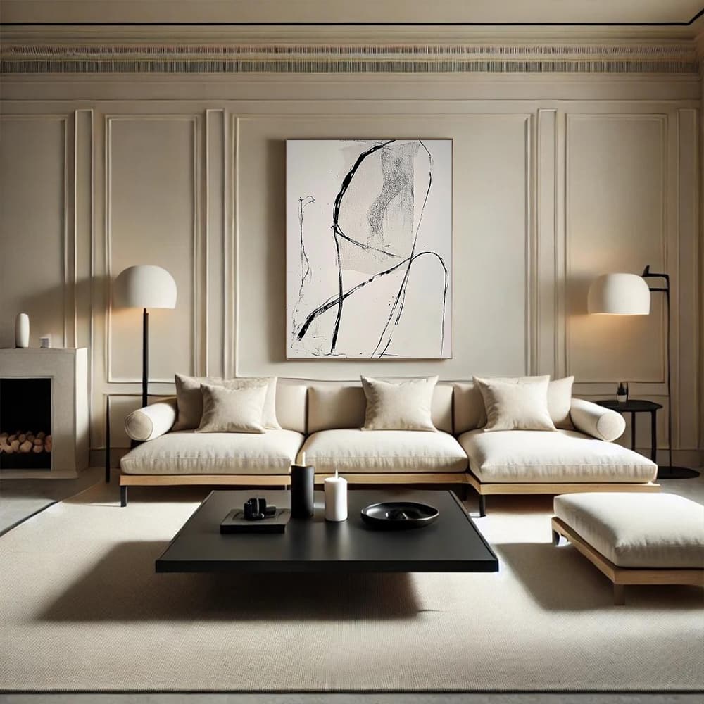 WABI SABI WALL ART "SERENE LINES"