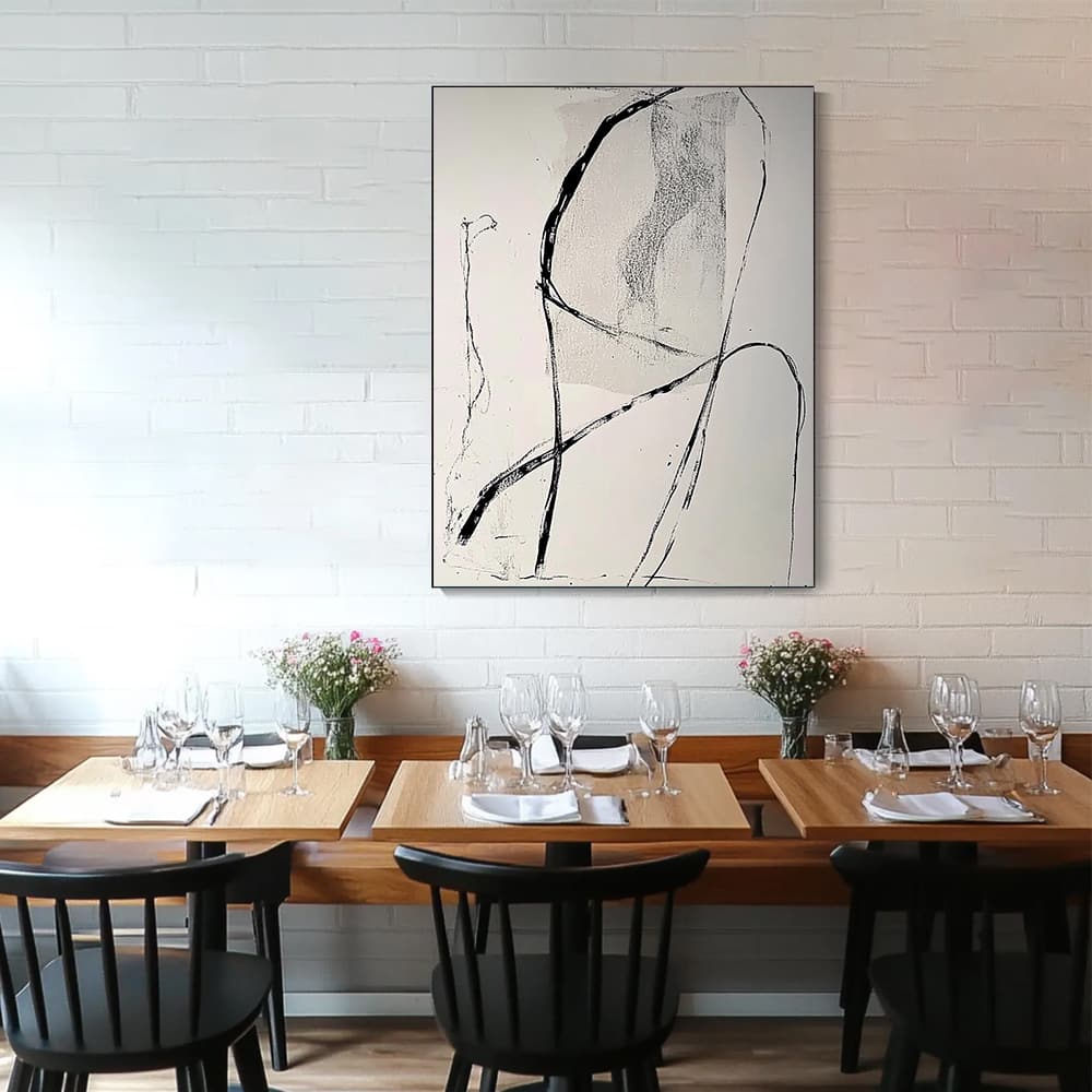 WABI SABI WALL ART "SERENE LINES"