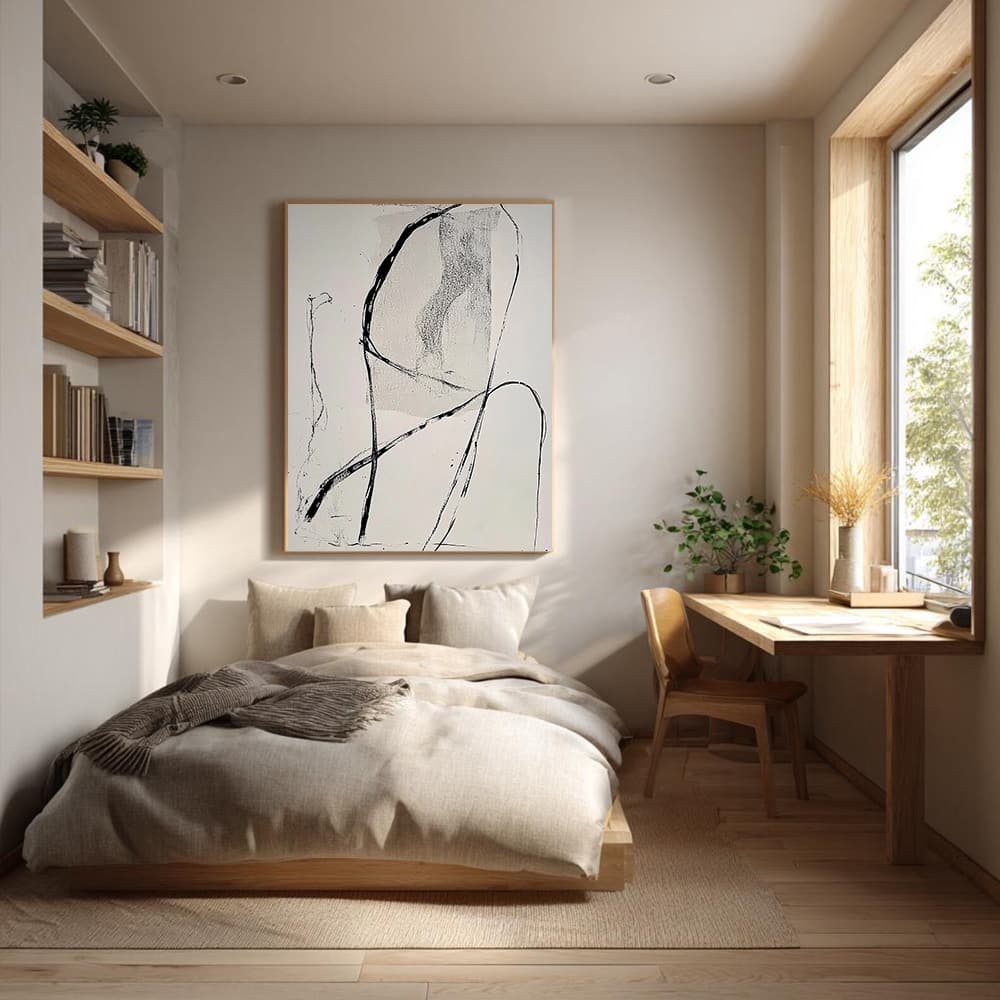 WABI SABI WALL ART "SERENE LINES"