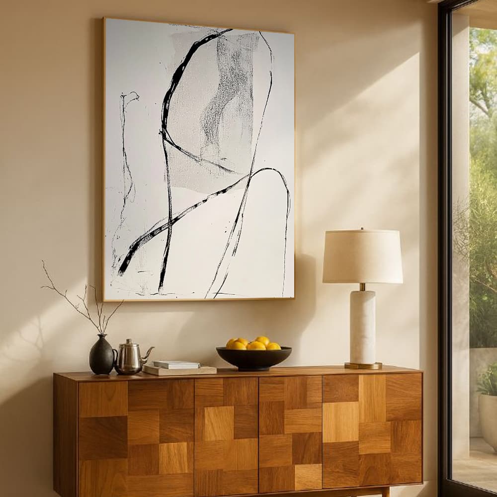 WABI SABI WALL ART "SERENE LINES"