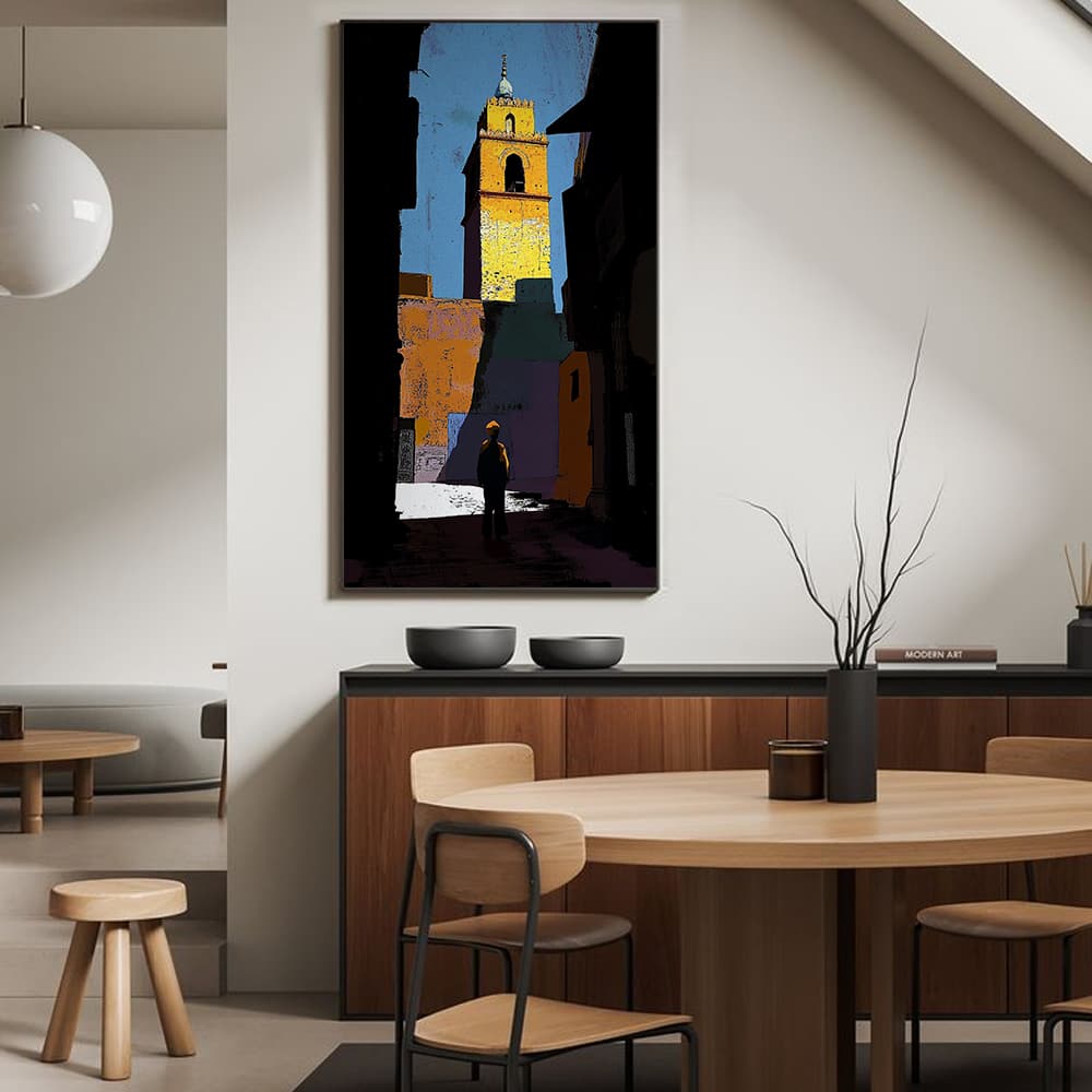 ARCHITECTURE ART "OLD TOWN CALLING"