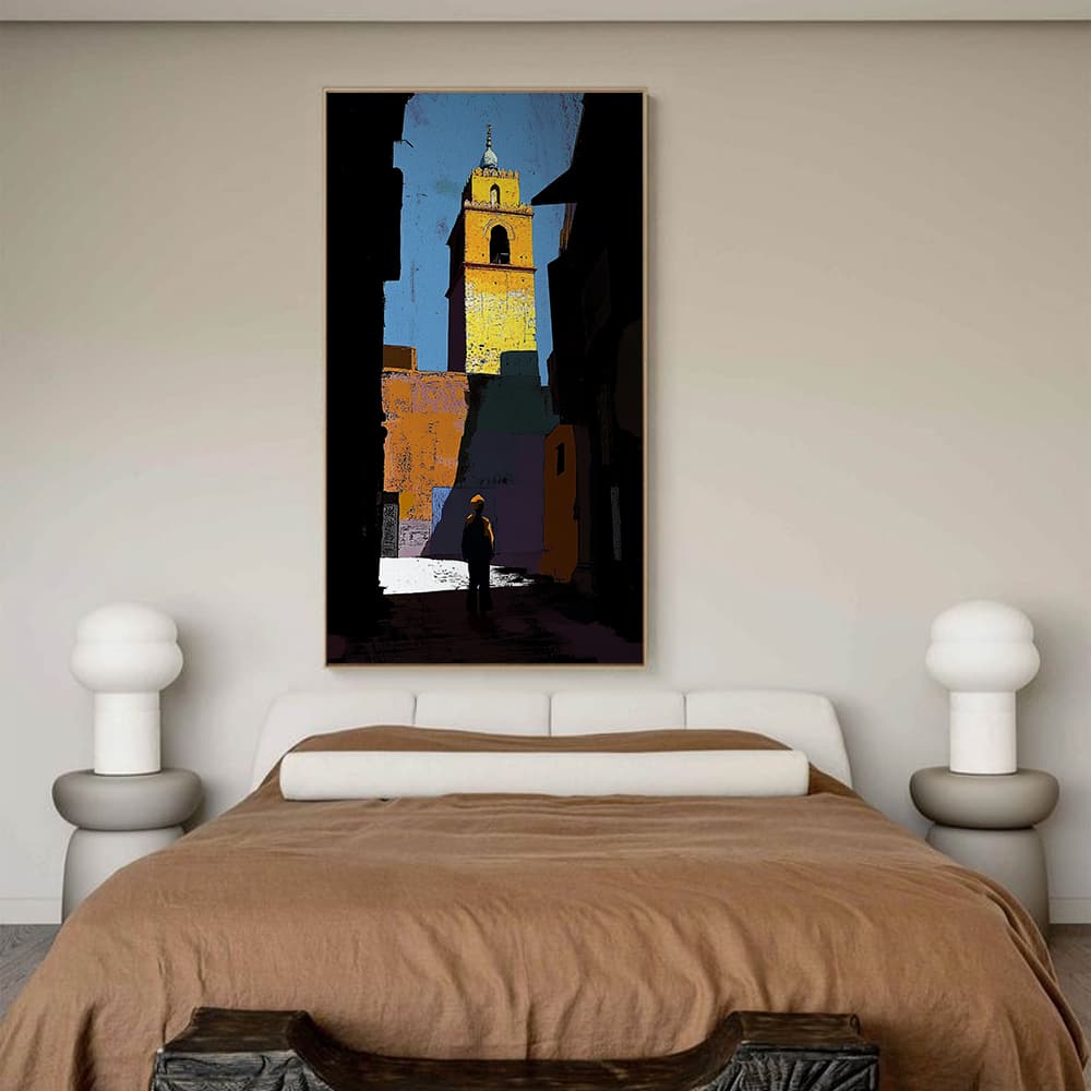 ARCHITECTURE ART "OLD TOWN CALLING"