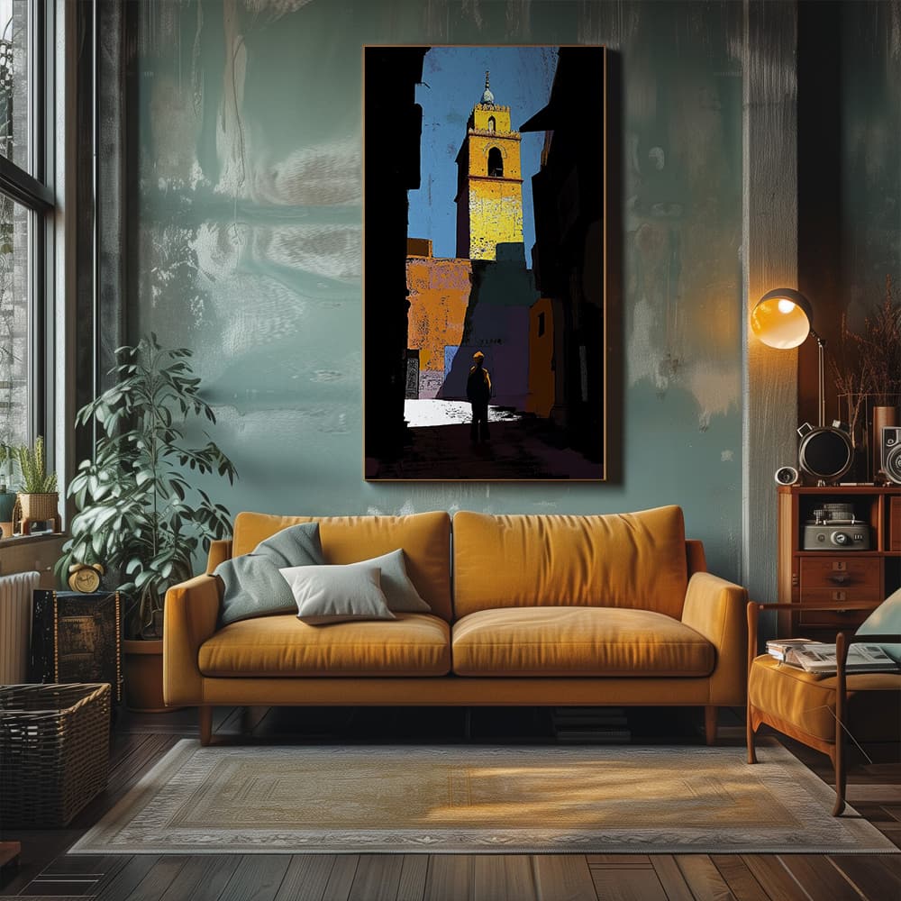 ARCHITECTURE ART "OLD TOWN CALLING"