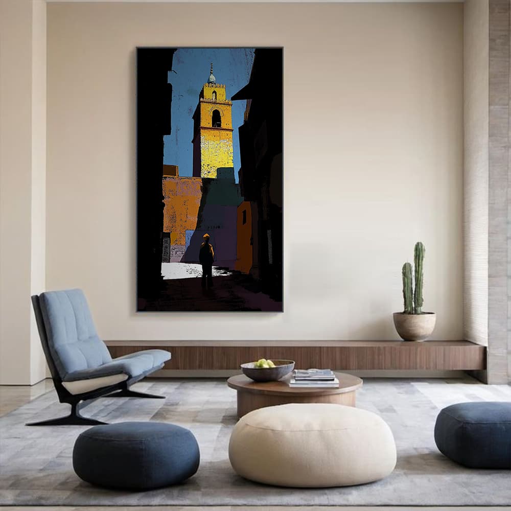 ARCHITECTURE ART "OLD TOWN CALLING"