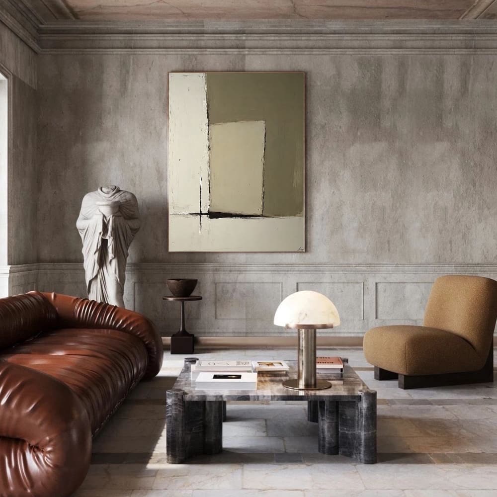 TEXTURAL PAINTING: "SANDSTORM WAVE"