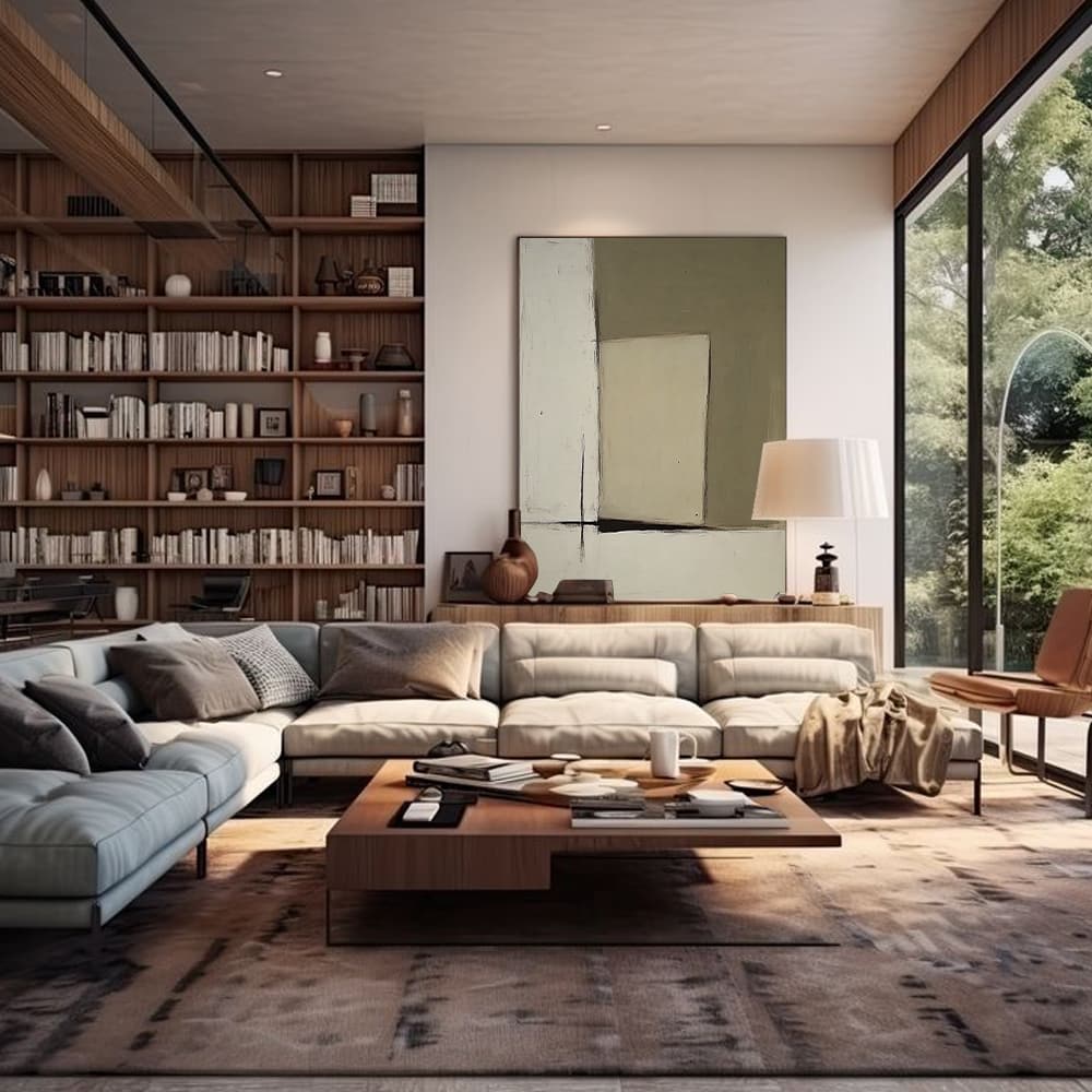 TEXTURAL PAINTING: "SANDSTORM WAVE"