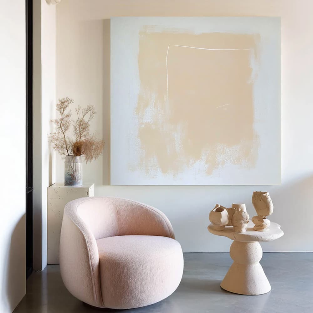 MINIMALIST ART "NUDE EMBRACE"