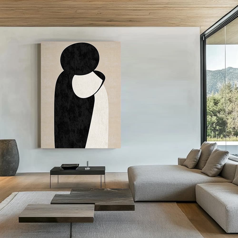 MINIMALIST ART "CONNECTED SOULS"