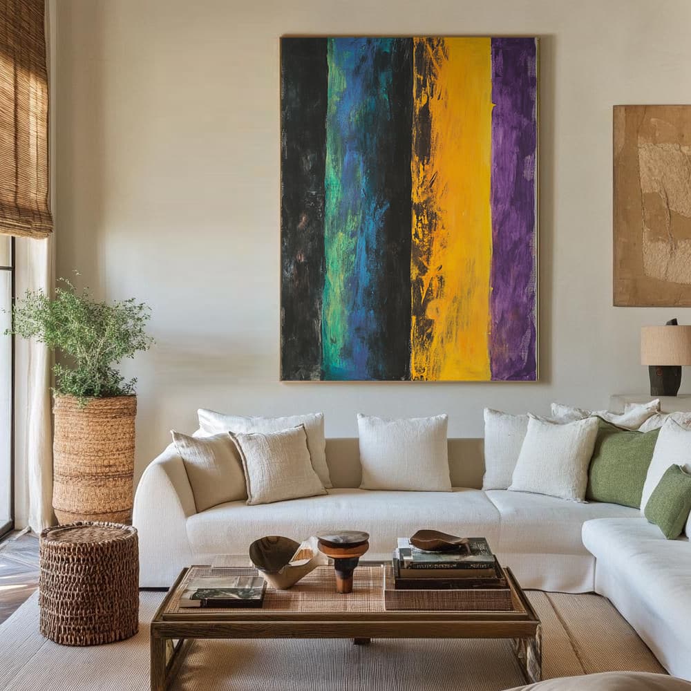 COLOR FIELD PAINTING: "PRIMAL SPECTRUM"