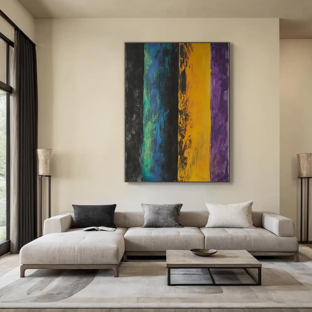 COLOR FIELD PAINTING: "PRIMAL SPECTRUM"