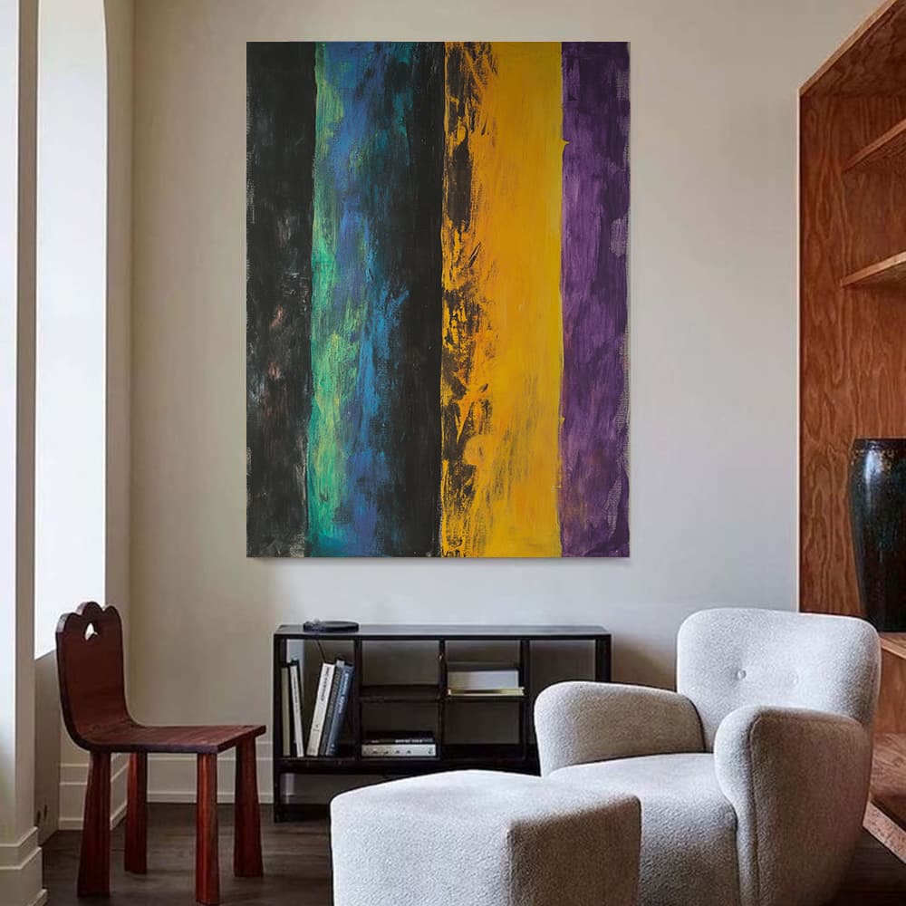 COLOR FIELD PAINTING: "PRIMAL SPECTRUM"