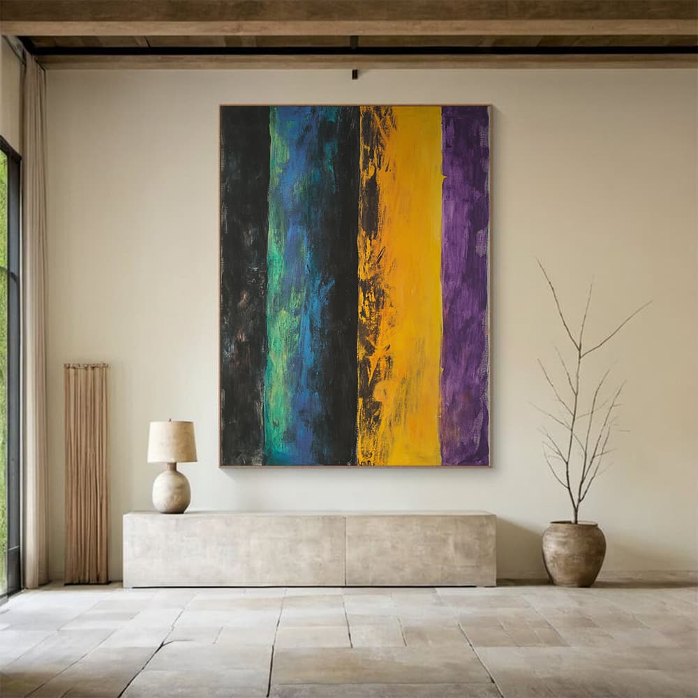 COLOR FIELD PAINTING: "PRIMAL SPECTRUM"