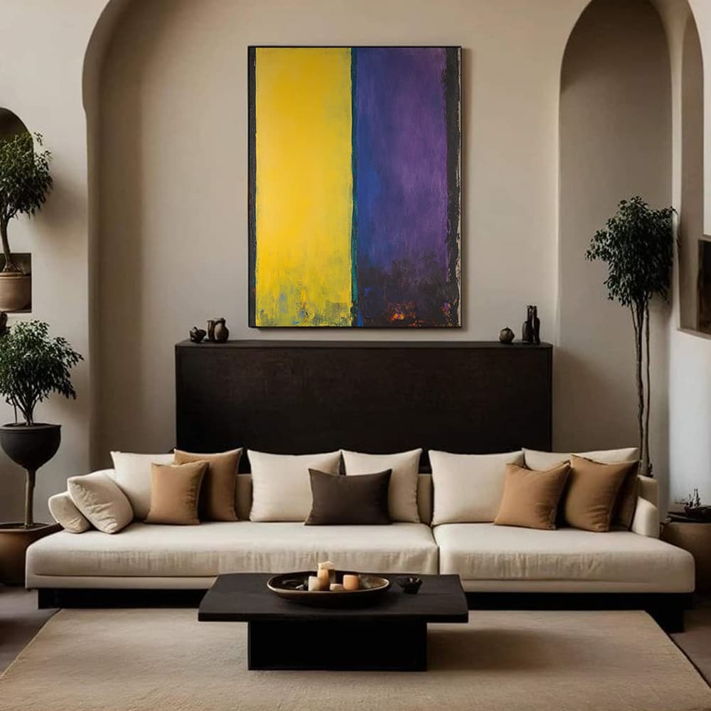 MINIMALIST COLOR BLOCK: "GOLDEN AMETHYST"