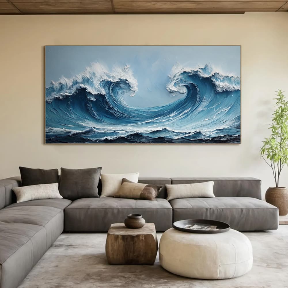 SEA & BEACH ART "TURBULENT SEA"