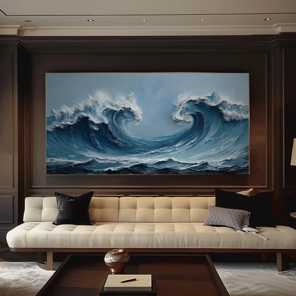 SEA & BEACH ART "TURBULENT SEA"