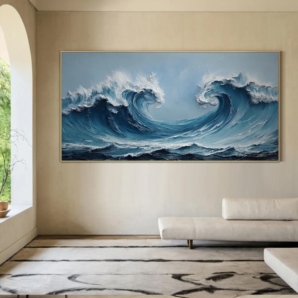 SEA & BEACH ART "TURBULENT SEA"