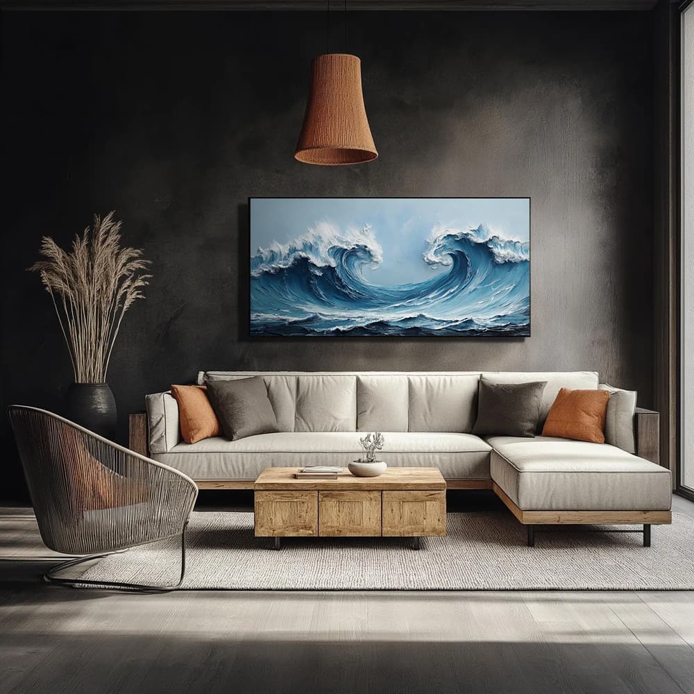 SEA & BEACH ART "TURBULENT SEA"