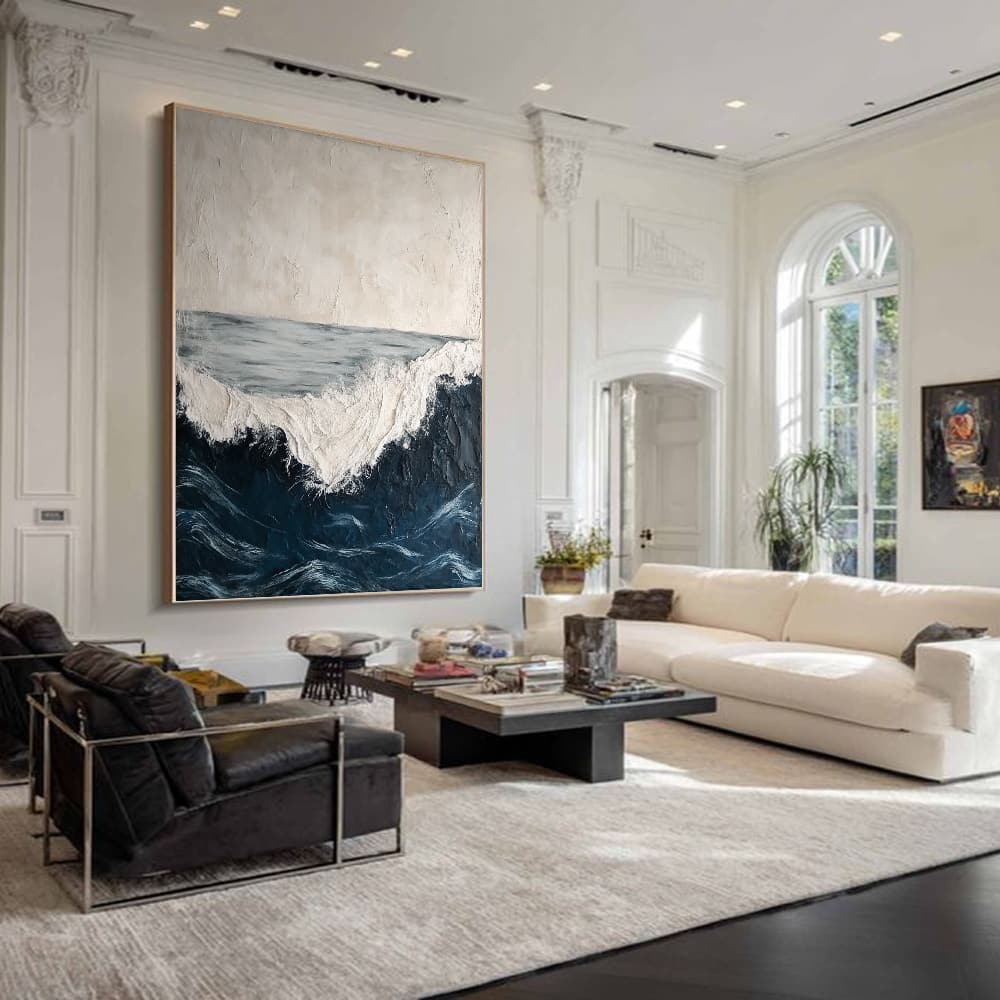 SEA & BEACH ART "ROUGH WATERS"