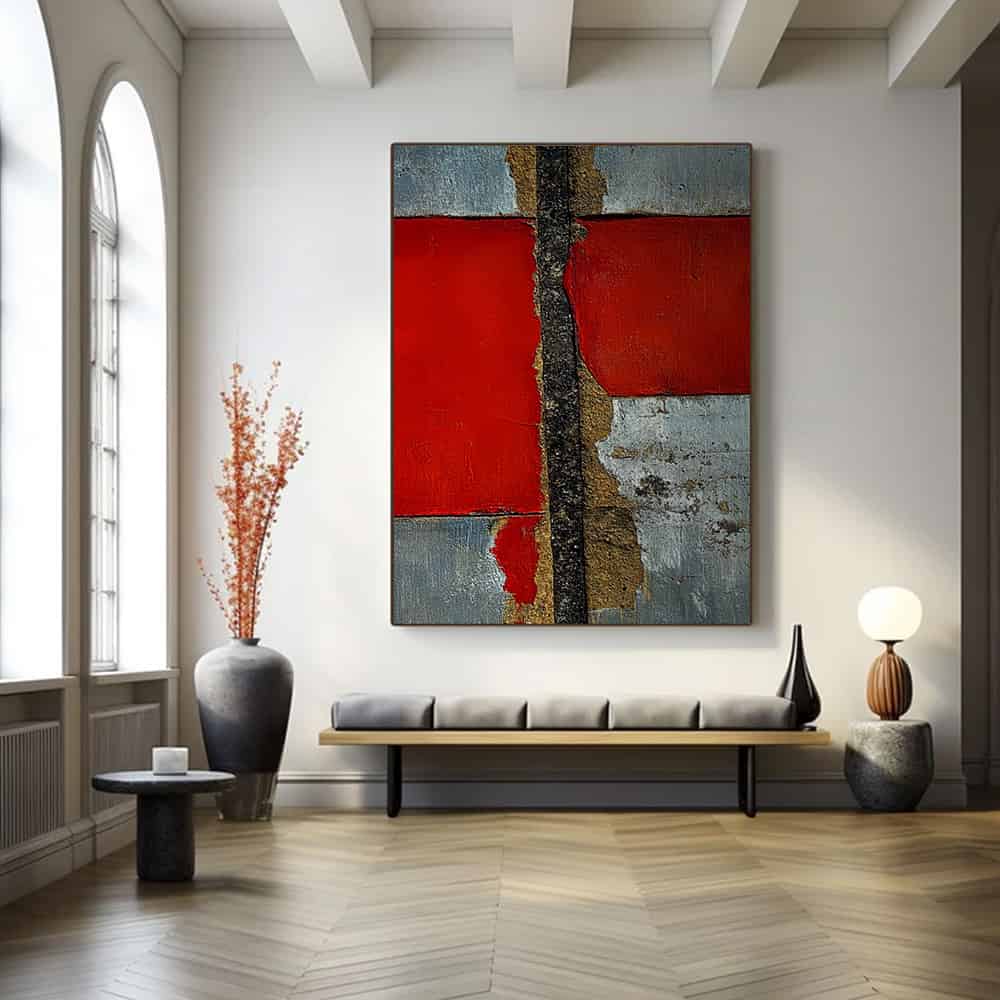 ABSTRACT ART "BROKEN SEAL"