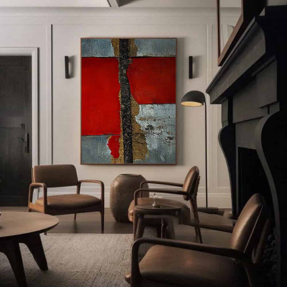 ABSTRACT ART "BROKEN SEAL"