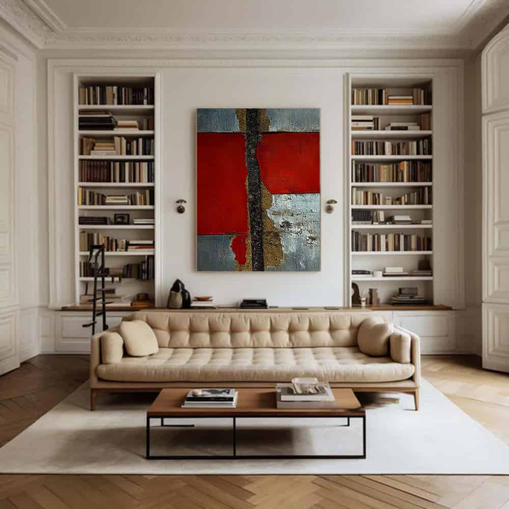 ABSTRACT ART "BROKEN SEAL"