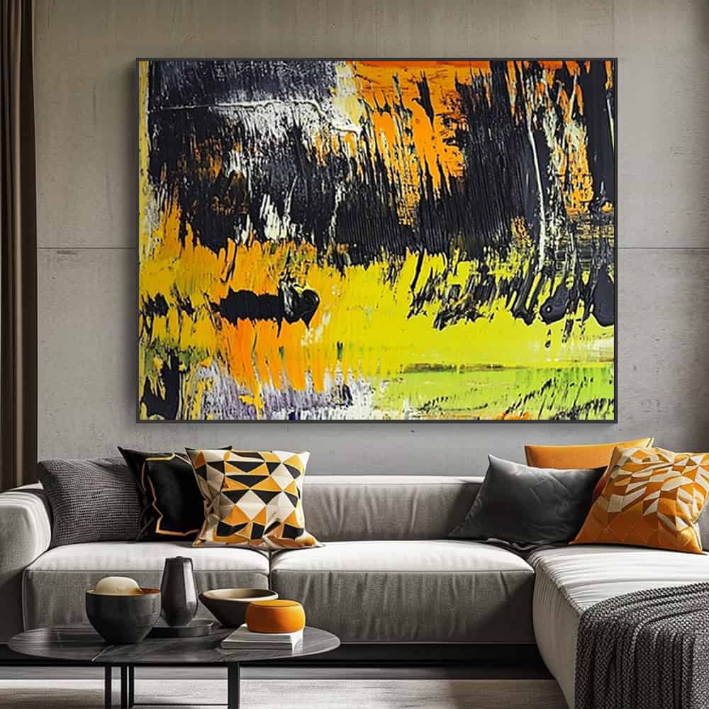 ABSTRACT ART "CINDERFALL"