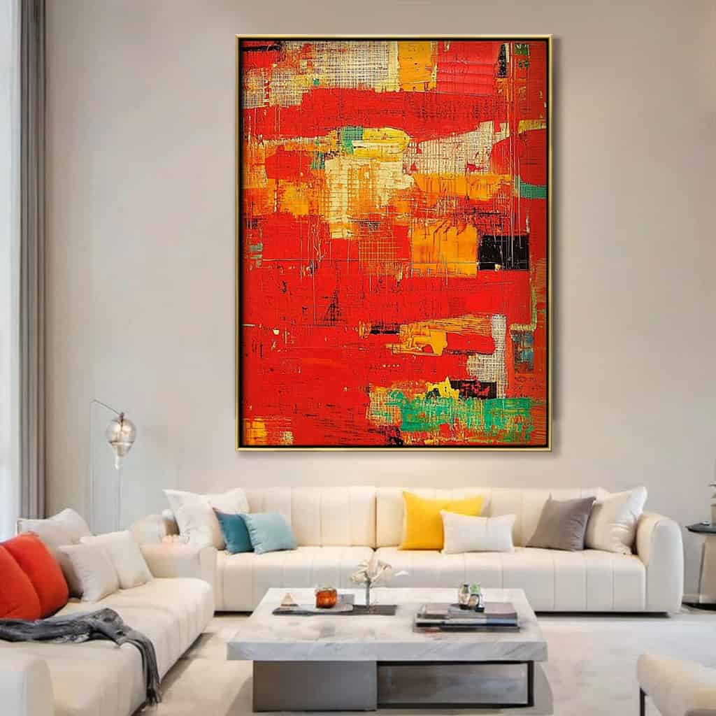 ABSTRACT ART "CONCRETE PALIMPSEST"