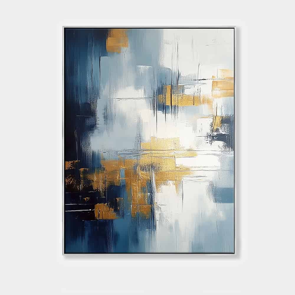 ABSTRACT ART "GLIMMERING FOG"