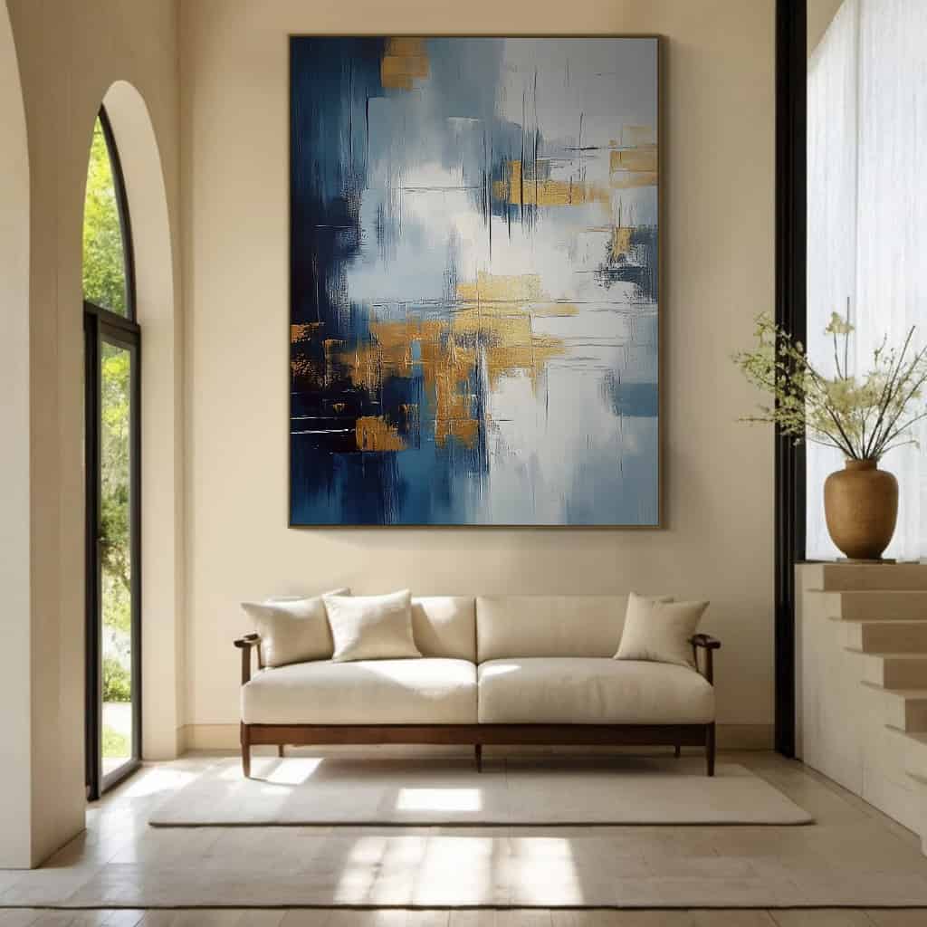 ABSTRACT ART "GLIMMERING FOG"
