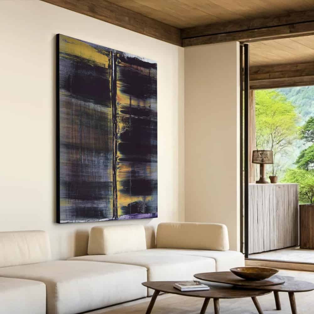ABSTRACT ART "GOLDEN FISSURE"